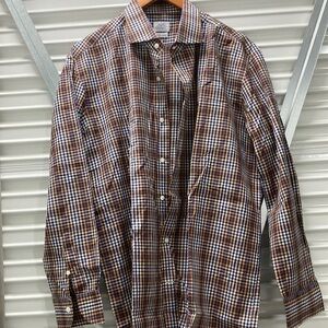 Men's Plaid Button-Down Shirt